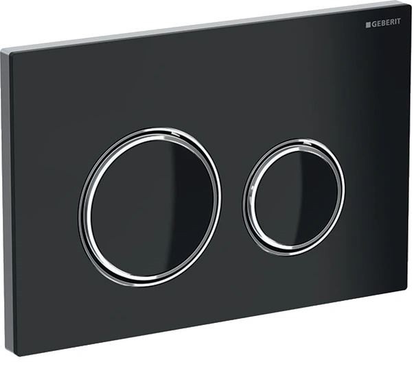 Geberit Sigma 21 przycisk do stelaża szkło czarne/chrom 115.884.SJ.1