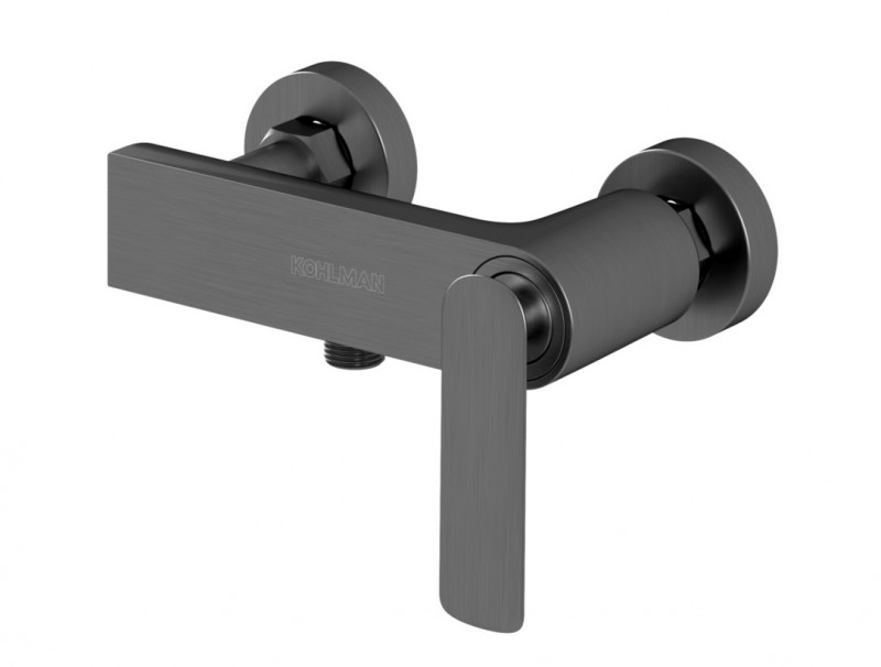 Kohlman Gray Experience bateria prysznicowa ścienna grafit szczotkowany QW120EG