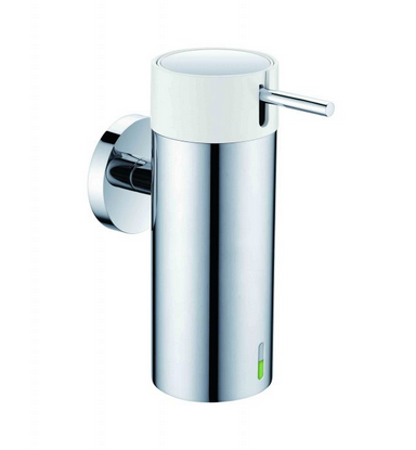 Stella dozownik do mydła w płynie 0,15L / wiszący biały stal polerowana 17020