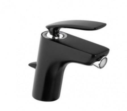 Kludi Balance jednouchwytowa bateria bidetowa z korkiem czarny mat /chrom 522168775