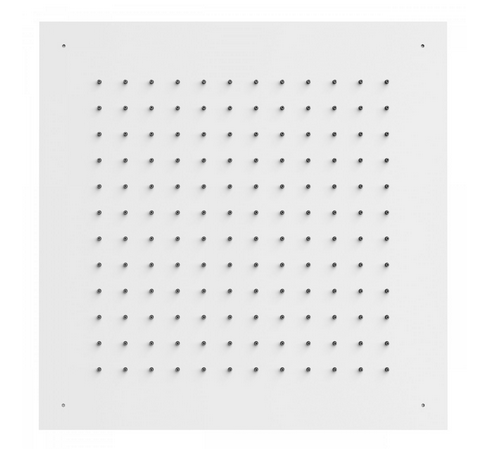 Tres deszczownica kwadratowa 50x50 do mocowania sufitowego biały mat 1.34.951.BM