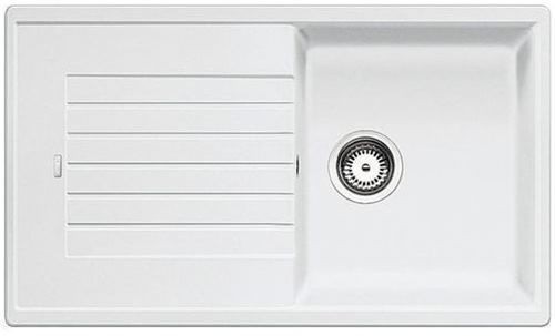 Blanco Zia 5 S Silgranit PuraDur II zlewozmywak granitowy 1 komora z ociekaczem,bez korka automatycznego kolor biały 520515