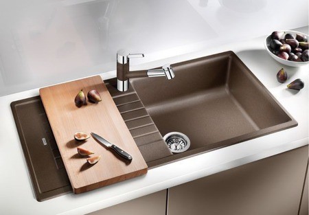 Blanco Zia XL 6 S Silgranit PuraDur II zlewozmywak granitowy 1 komora z ociekaczem, bez korka automatycznego kolor antracyt 517568