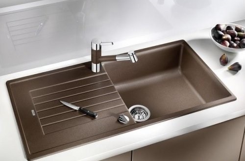 Blanco Zia XL 6 S Silgranit PuraDur II zlewozmywak granitowy 1 komora z ociekaczem, z korkiem automatycznym kolor biały 517561