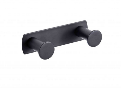 Stella Akcesoria listwa szeroka 2 haczyki czarny mat 18.042-B - DG