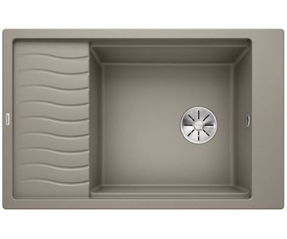 Blanco Elon XL 6 S zlewozmywak granitowy 1 komora z ociekaczem i kratką bez korka wpuszczany w blat kolor tartufo 524851