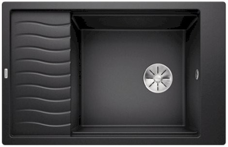Blanco Elon XL 6 S zlewozmywak granitowy 1 komora z ociekaczem i kratką bez korka wpuszczany w blat kolor antracyt 524844