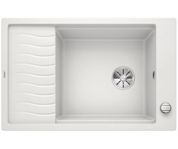 Blanco Elon XL 6 S zlewozmywak granitowy 1 komora z ociekaczem i kratką wpuszczany w blat kolor biały 524838