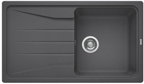 Blanco Sona 5 S zlewozmywak 1 komora wpuszczana w blat z ociekaczem granit kolor szarość skały 519672