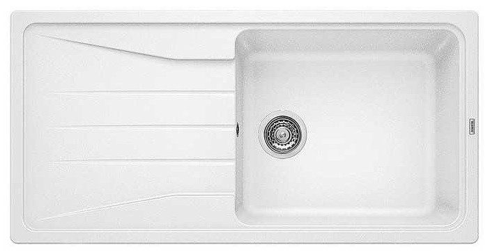 Blanco Sona XL 6 S zlewozmywak 1 komora wpuszczana w blat z ociekaczem bez korka automatycznego granit kolor biały 519692