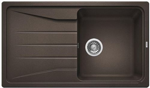 Blanco Sona 5 S zlewozmywak 1 komora wpuszczana w blat z ociekaczem granit kolor kawowy 519679