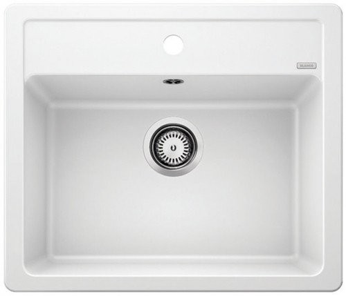 Blanco Legra 6 Silgranit PuraDur II zlewozmywak granitowy 1 komora kolor biały 523334