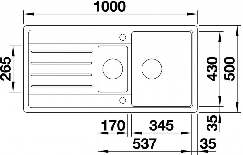 Blanco Legra 6 S Silgranit PuraDur II zlewozmywak granitowy 1,5 komory kolor antracyt 522207