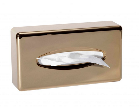 Stella pojemnik na chusteczki higieniczne złoty połysk 23002-G