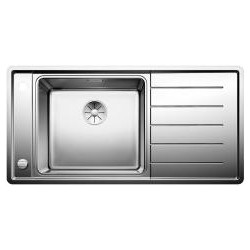 Blanco Adano XL 6 S-IF zlewozmywak 1 komora z ociekaczem lewa wpuszczana w blat lub na równi z blatem stal szlachetna 523000
