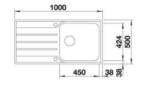 Blanco Lemis XL 6 S-IF zlewozmywak 1 komora wpuszczana w blat lub na równi stal szlachetna 523035