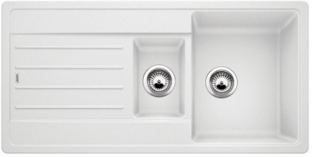 Blanco Legra 6 S Silgranit PuraDur II zlewozmywak granitowy 1,5 komory kolor biały 522209