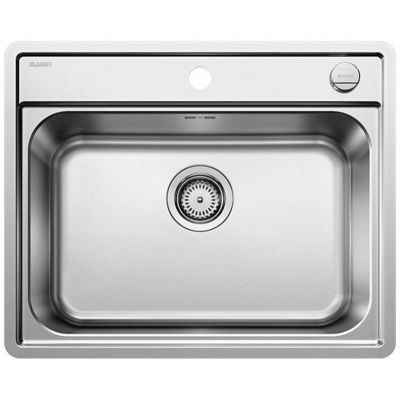 Blanco Lemis 6-IF zlewozmywak 1 komora bez ociekacza wpuszczana w blat lub na równi stal szlachetna 525109