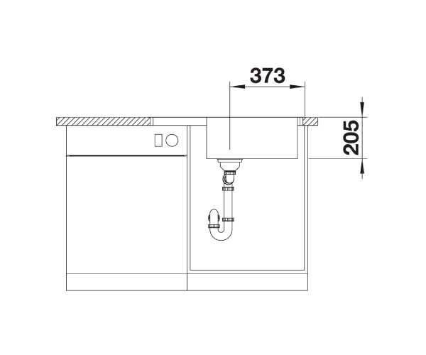 Blanco Lemis XL 6 S-IF Compact zlewozmywak 1 komora wpuszczana w blat lub na równi stal szlachetna 525110
