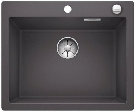 Blanco Pleon 6 zlewozmywak 1 komora wpuszczana w blat z korkiem InFino granit szarość skały 523687