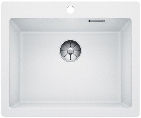 Blanco Pleon 6 zlewozmywak 1 komora wpuszczana w blat bez korka InFino granit biały 521683