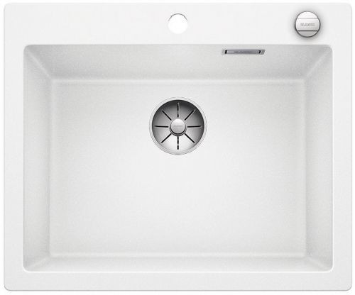 Blanco Pleon 6 zlewozmywak 1 komora wpuszczana w blat z korkiem InFino granit biały 523690