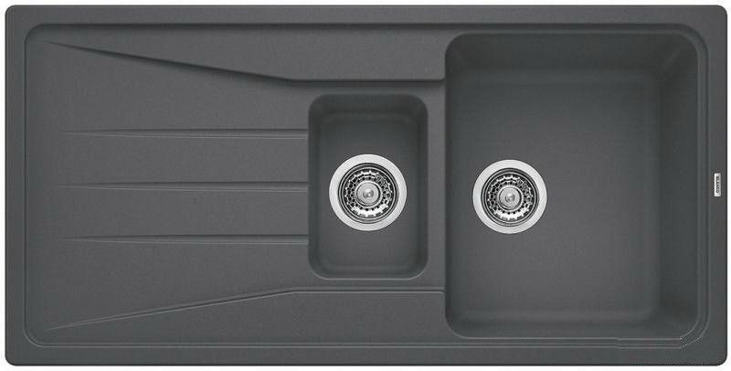 Blanco Sona 6 S zlewozmywak 1,5 komory wpuszczany w blat z ociekaczem granit kolor szarość skały 519853