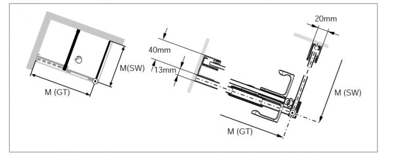 Huppe Xtensa Pure ścianka boczna 90 cm srebrny połysk przeźroczyste Anti-Plaque XT0307.069.322