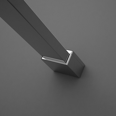 Radaway Modo X I ścianka wolnostojąca kabina typu Walk-In 120 cm chrom szkło 10 mm przeźroczyste Easy Clean 388324-01-01