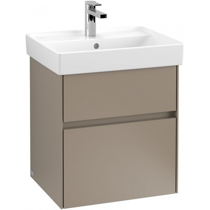 Villeroy&Boch Collaro szafka pod umywalkę wisząca 51x54x41 cm Truffle Grey C00700VG