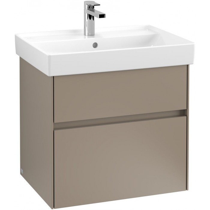 Villeroy&Boch Collaro szafka pod umywalkę wisząca 60x54x44 cm Truffle Grey C00900VG