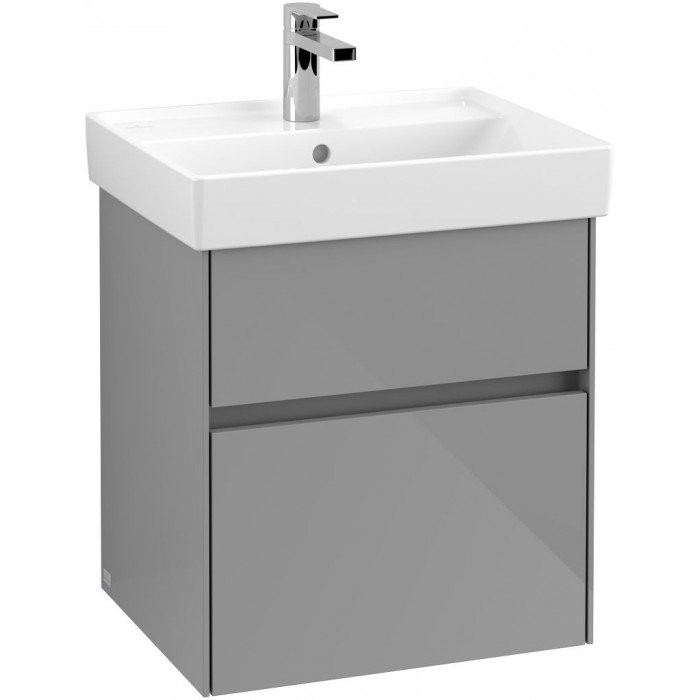 Villeroy&Boch Collaro szafka pod umywalkę wisząca 51x54x41 cm Glossy Grey C00700FP
