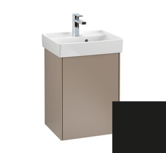 Villeroy&Boch Collaro szafka pod umywalkę wisząca zawiasy z prawej strony 41x54x34 cm Black Matt Lacquer C00501PD