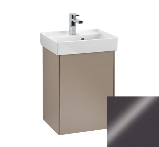 Villeroy&Boch Collaro szafka pod umywalkę wisząca zawiasy z prawej strony 41x54x34 cm Glossy Grey C00501FP