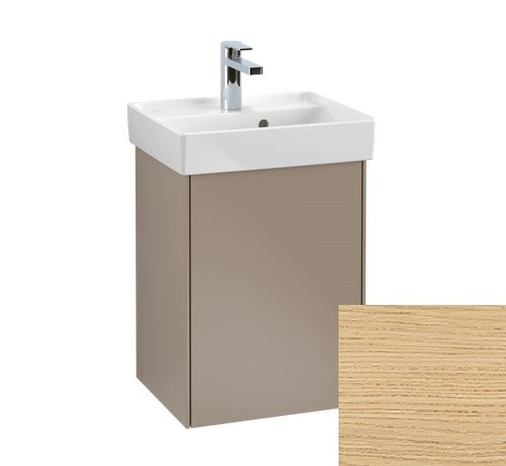 Villeroy&Boch Collaro szafka pod umywalkę wisząca zawiasy z lewej strony 41x54x34 cm Nordic Oak C00500VJ