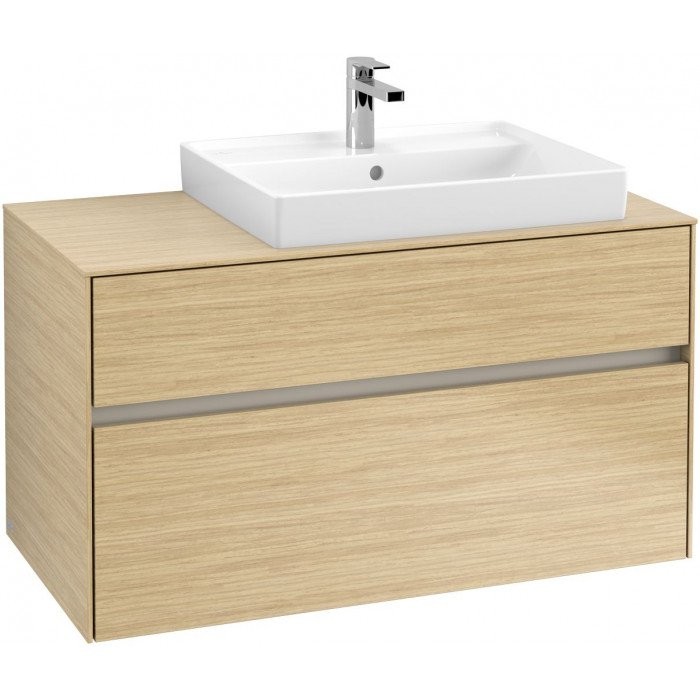 Villeroy&Boch Collaro szafka pod umywalkę wisząca do umywalki 60 cm z prawej strony 100x54x50 cm Nordic Oak C01800VJ