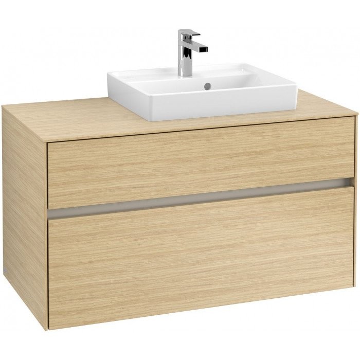 Villeroy&Boch Collaro szafka pod umywalkę wisząca do umywalki 50 cm z prawej strony 100x54x50 cm Nordic Oak C01500VJ