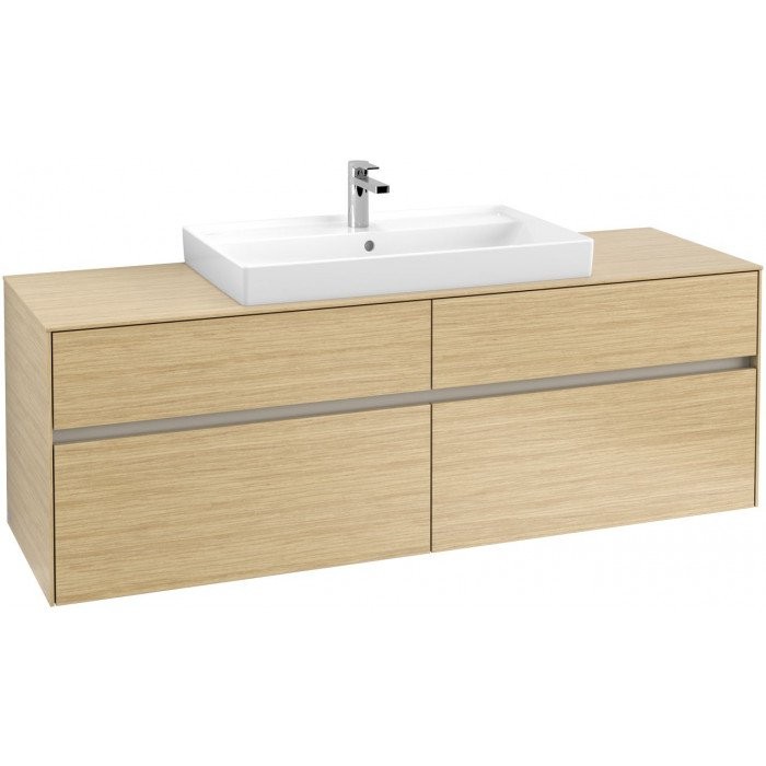 Villeroy&Boch Collaro szafka pod umywalkę wisząca 160x54x50 cm Nordic Oak C03100VJ
