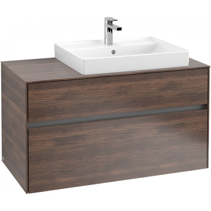 Villeroy&Boch Collaro szafka pod umywalkę wisząca do umywalki 60 cm z prawej strony 100x54x50 cm Arizona Oak C01800VH