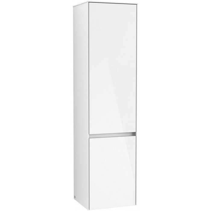 Villeroy&Boch Collaro szafka wysoka słupek łazienkowy 40x153x35 cm zawiasy z lewej strony Glossy White C03300DH