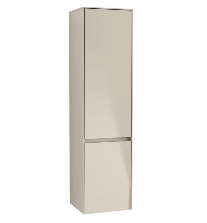 Villeroy&Boch Collaro szafka wysoka słupek łazienkowy 40x153x35 cm zawiasy z lewej strony Soft Grey C03300VK