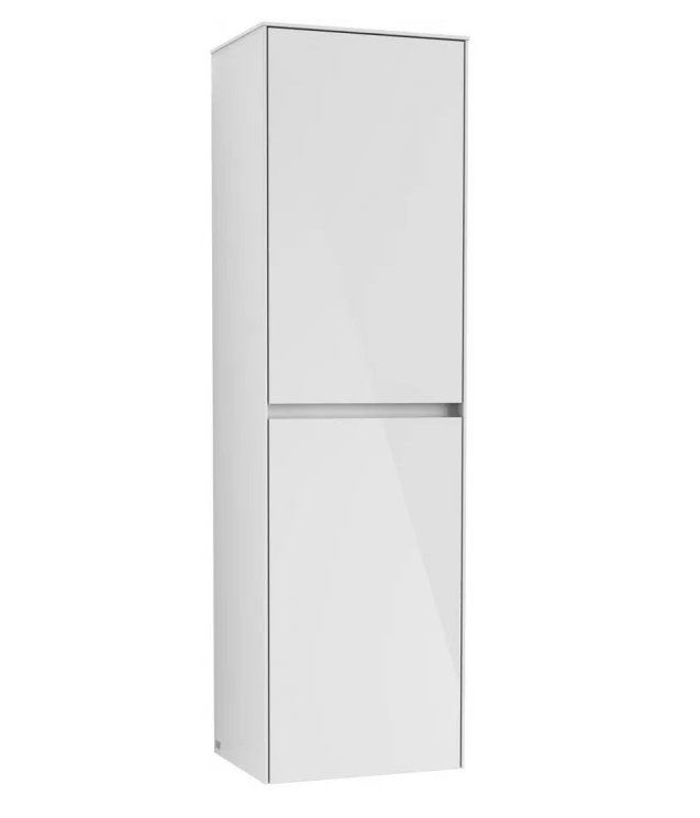 Villeroy&Boch Collaro szafka wysoka słupek łazienkowy 45x153x35 cm zawiasy z prawej strony White Matt C03401MS