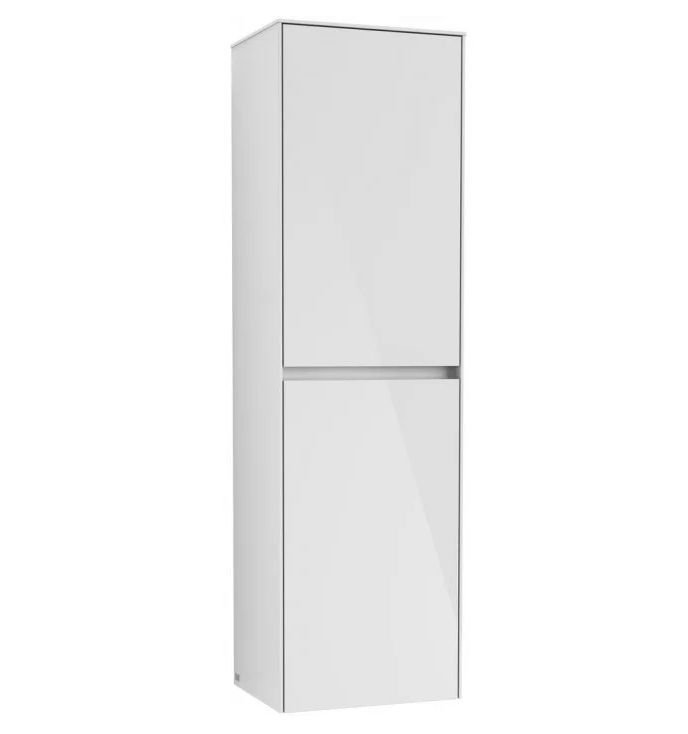 Villeroy&Boch Collaro szafka wysoka słupek łazienkowy 45x153x35 cm zawiasy z prawej strony Glossy White C03401DH