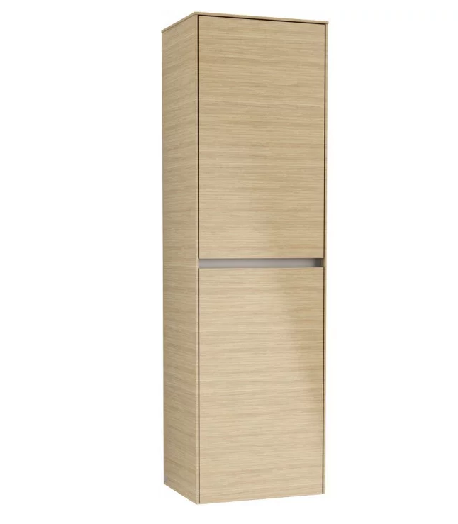 Villeroy&Boch Collaro szafka wysoka słupek łazienkowy 45x153x35 cm zawiasy z lewej strony Nordic Oak C03400VJ