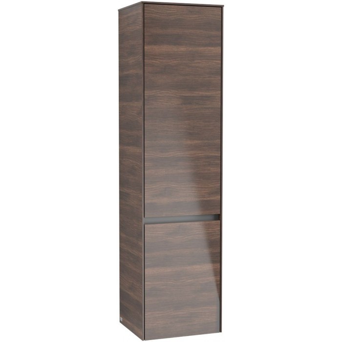 Villeroy&Boch Collaro szafka wysoka słupek łazienkowy 40x153x35 cm zawiasy z lewej strony Arizona Oak C03300VH
