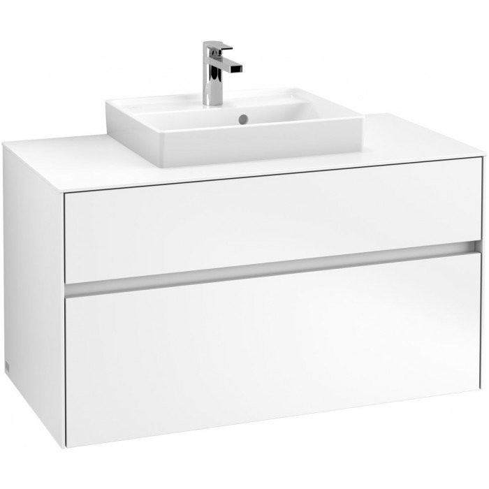 Villeroy&Boch Collaro szafka pod umywalkę wisząca do umywalki 50 cm 100x54x50 cm White Matt C01600MS