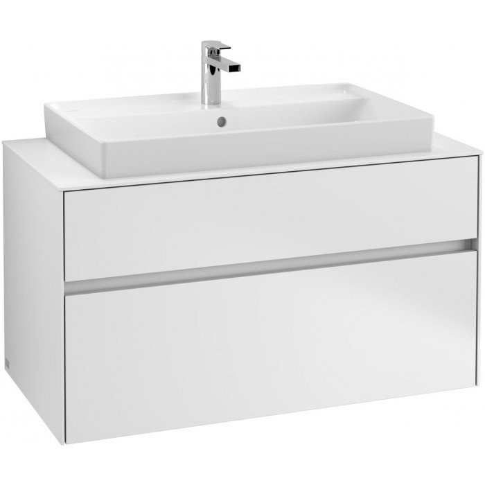 Villeroy&Boch Collaro szafka pod umywalkę wisząca 100x54x50 cm White Matt C02000MS