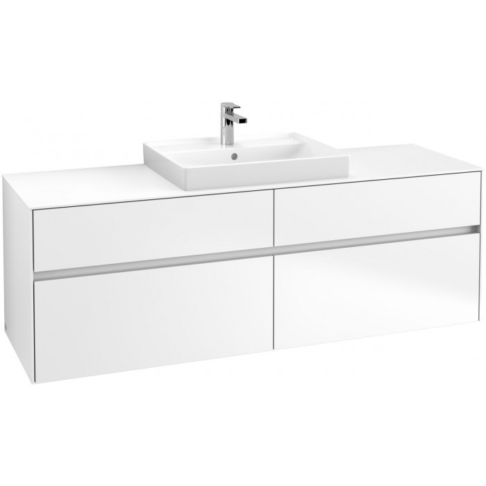 Villeroy&Boch Collaro szafka pod umywalkę wisząca do umywalki 60 cm 160x54x50 cm White Matt C02500MS