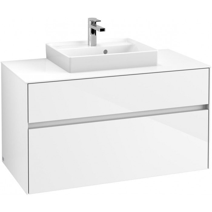 Villeroy&Boch Collaro szafka pod umywalkę wisząca do umywalki 50 cm 100x54x50 cm Glossy White C01600DH