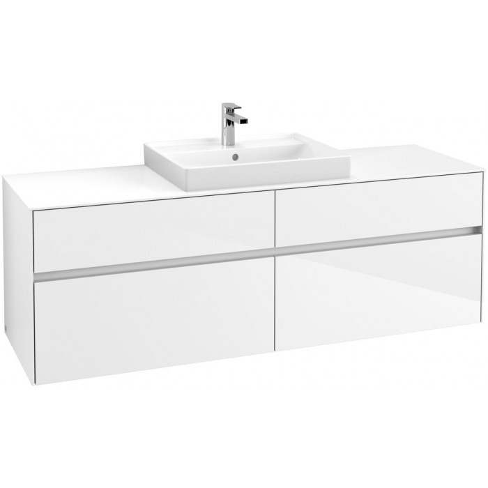 Villeroy&Boch Collaro szafka pod umywalkę wisząca do umywalki 60 cm 160x54x50 cm Glossy White C02500DH